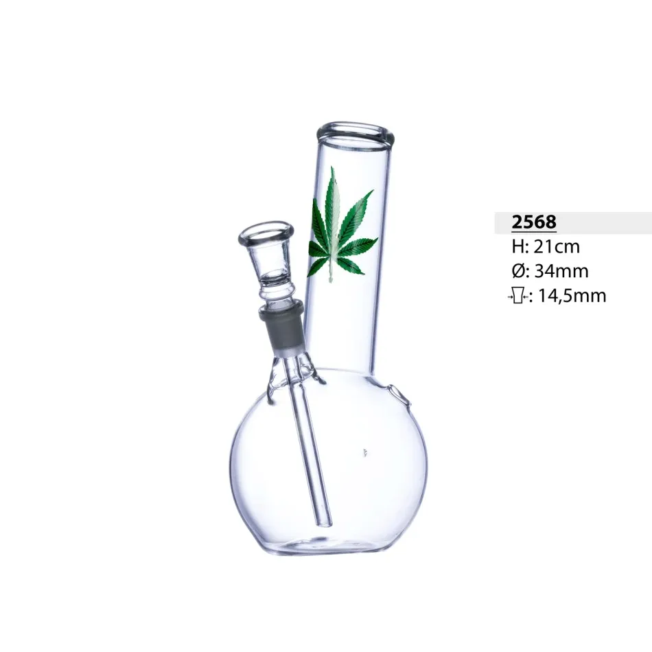 bongo-szklane-bullet-leaf-line-21cm-stan-nowy