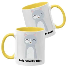 kubek-ceramiczny-330-ml-zolty-urocze-kotki-koty-wzory-twoje-imie