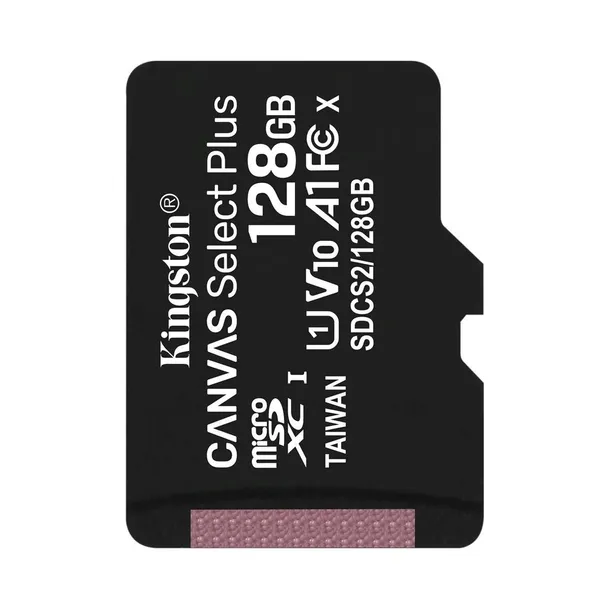 Karta pamięci Kingston microSD Canvas Select Plus 128GB Class 10 UHS-I U1