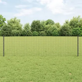 vidaxl-slupy-ogrodzeniowe-11-szt-u-kanal-szary-60-cm-stal
