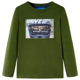 koszulka-dziecieca-z-dlugimi-rekawami-ciemne-khaki-104