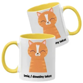kubek-ceramiczny-330-ml-zolty-urocze-kotki-koty-wzory-twoje-imie