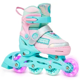 rolki-regulowane-raven-etta-mint-pink-34-37-kolka-led
