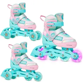 rolki-wrotki-3w1-regulowane-raven-etta-mint-pink-34-37-kolka-led