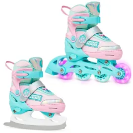 rolki-lyzwy-figurowe-regulowane-2w1-raven-etta-mint-pink-34-37-kolka-led