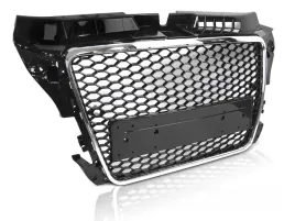 atrapa-grill-black-chrome-pdc-audi-a3-8p-08-12-plaster-miodu
