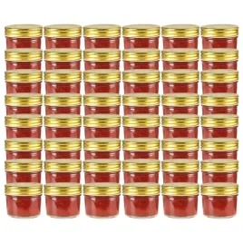 vidaxl-szklane-sloiki-na-dzem-zlote-pokrywki-48-szt-110-ml