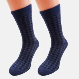 skarpety-meskie-eleganckie-dlugie-garniturowe-wzor-granatowe-yo-43-46