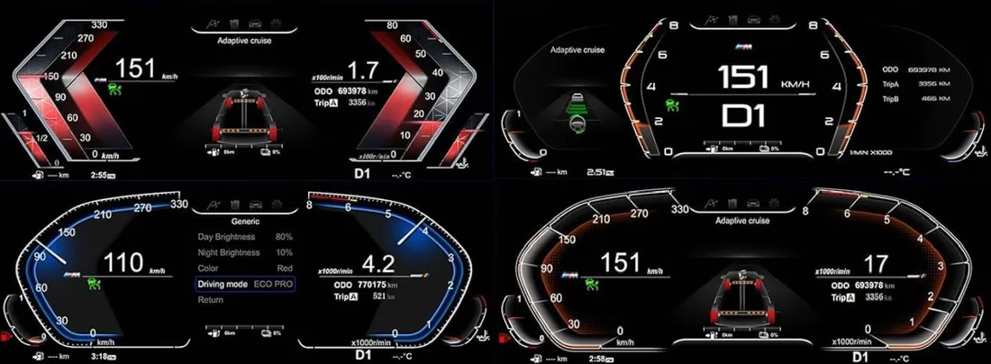 bmw-e90-e91-e92-e93-2005-2013-cyfrowy-licznik-zegary-digital-dashboard-lcd