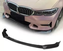 bmw-g20-g21-2019-2022-dokladka-zderzaka-standard-zwykly-przod-czarny-polysk