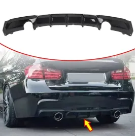 bmw-f30-f31-m-pakiet-2012-2018-czarny-335-look-dyfuzor-tylnego-zderzaka