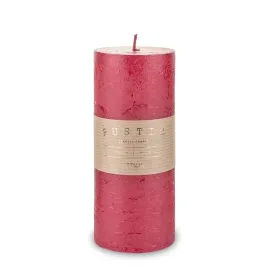 parafinowa-czerwona-swieca-ozdobna-stolowa-dekoracyjna-rustic-15cm-fi7