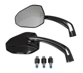 lusterka-motocyklowe-m10-victory-czarne-adaptery-yamaha