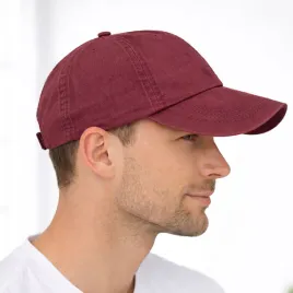 czapka-z-daszkiem-meska-z-bawelny-gladka-regulacja-bejsbolowka-bordo-54-58
