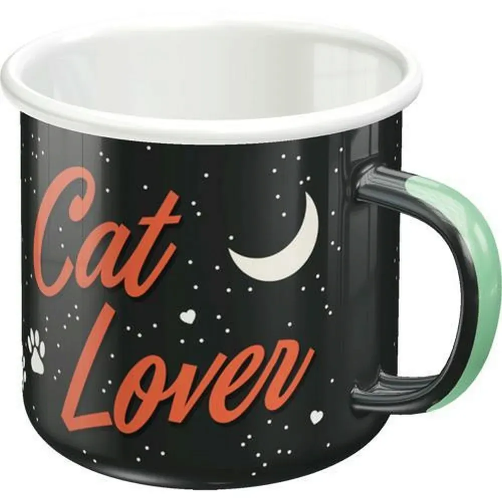 emaliowany-kubek-cat-lover-stan-nowy
