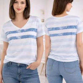 t-shirt-koszulka-bluzka-damska-bawelniana-dekolt-w-serek-print-w-paski-l