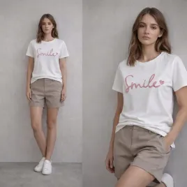 t-shirt-koszulka-bluzka-bawelniana-okragly-dekolt-napis-cekiny-biala-s