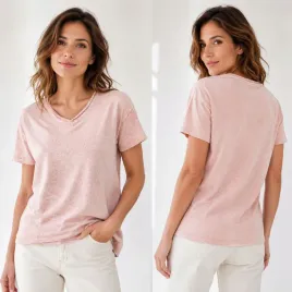 t-shirt-koszulka-damska-bawelna-luzna-dekolt-v-efekt-sprania-brudny-roz-s