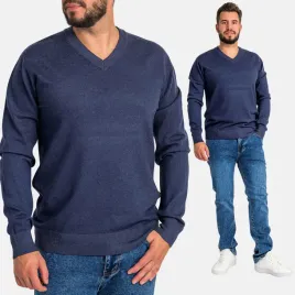 sweter-meski-wiskoza-dekolt-v-gladki-klasyczny-cienki-stylowy-granatowy-l