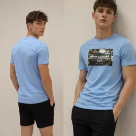 t-shirt-koszulka-bluzka-meska-bawelna-ozdobny-nadruk-grafika-niebieska-m
