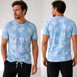 t-shirt-koszulka-meska-bawelniana-klasyczna-z-nadrukiem-w-liscie-m