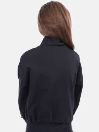 bluza-dziewczeca-ze-stojka-z-nadrukiem-dresowa-czarna-rozmiar-116-122