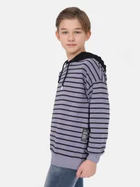 bluza-z-kapturem-dziecieca-chlopieca-w-paski-grafitowa-116-122