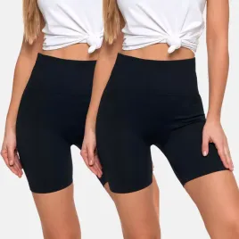 kolarki-legginsy-damskie-krotkie-prazek-zestaw-2-pak-czarne-moraj-l-xl
