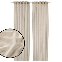 ikea-hallebracka-firanki-2-szt-na-tasmie-jasnobezowy-145x300-cm