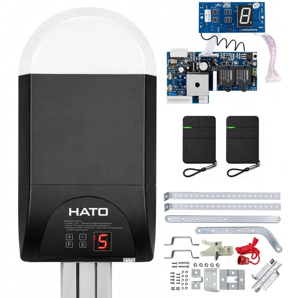 Napęd do bramy garażowej Hato FB 200 - 1000N - 2 x pilot HP 006