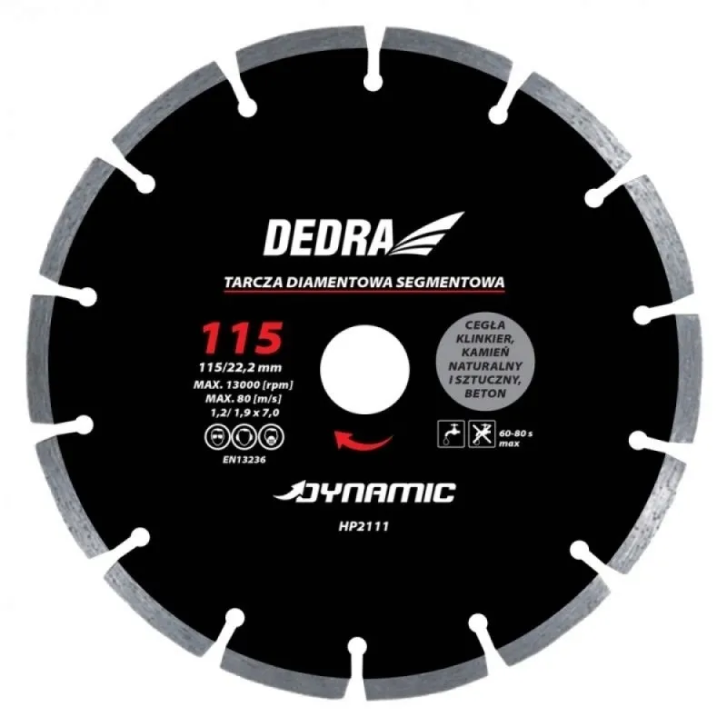 dedra-tarcza-segmentowa-dynamic-150-222-hp2113