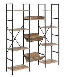 regal-industrialny-loft-biuro-salon-szafka-komoda-na-ksiazki-czarny-dab-150
