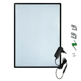 ramka-plakatowa-led-a3-czarna-zasilacz-12v-zestaw-montazowy