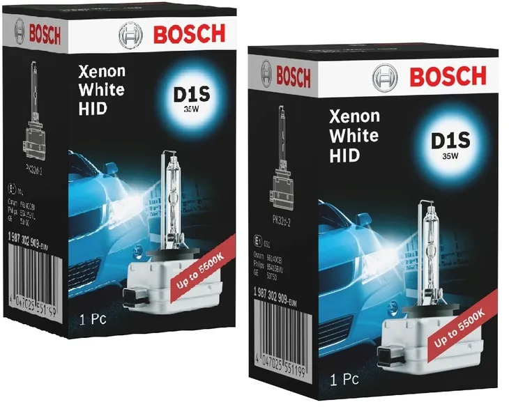 2 x Żarówka BOSCH D1S XENON WHITE białe