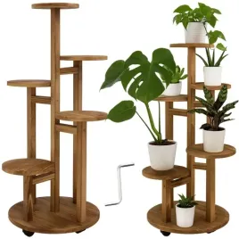 drewniany-kwietnik-ruhhy-86-cm-stojak-na-rosliny-z-6-polkami-i-kolkami
