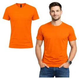 koszulka-meska-t-shirt-robocza-100percent-bawelna-amerykanska-pomaranczowa