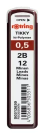 grafity-do-olowkow-rotring-tikky-05mm-2b-12-grafitow