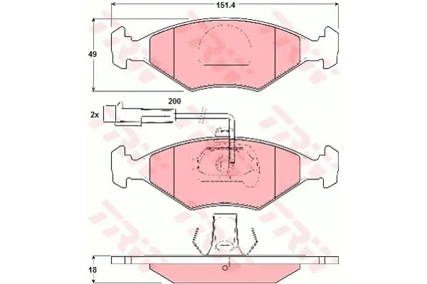 klocki-hamulcowe-gdb1393-trw-wysokosc-49-mm