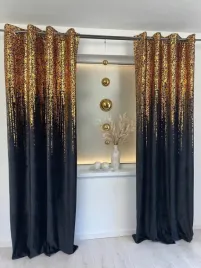 zaslona-welur-velvet-zloty-deszcz-140x250-cm-przelotki-czarny