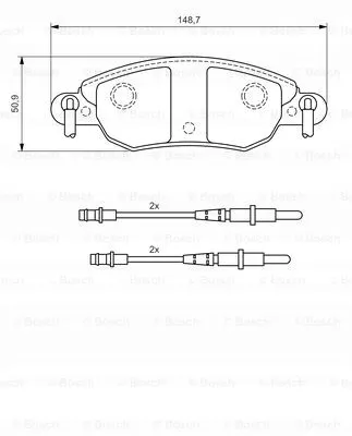 klocki-ham-citroen-c5-stan-nowy