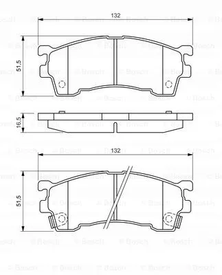 klocki-ham-mazda-626-1-8i-97-stan-nowy