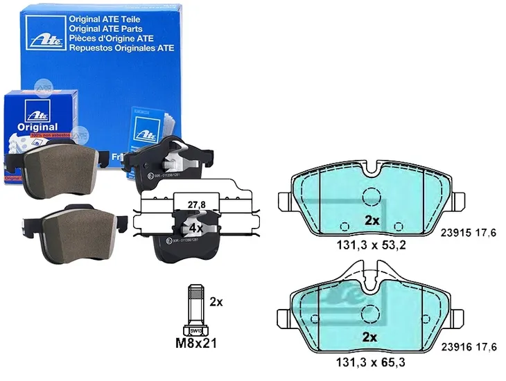 klocki-ham-przod-ceramic-bmw-1-e87-04-ate-waga-z-opakowaniem-2-kg