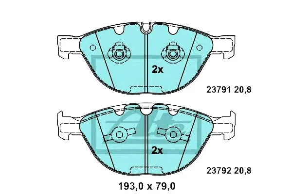 klocki-ham-przod-ceramic-bmw-7-e65-03-ate-stan-nowy