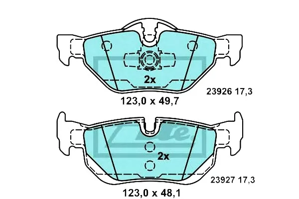 klocki-ham-tyl-ceramic-bmw-3-e90-05-ate-stan-nowy
