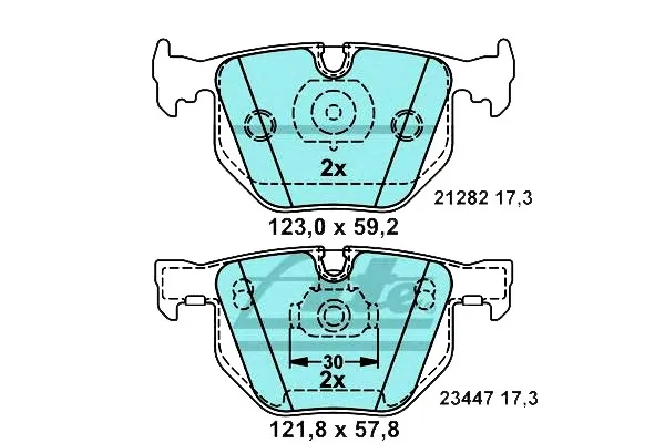 klocki-ham-tyl-ceramic-bmw-7-e65-02-ate-stan-nowy