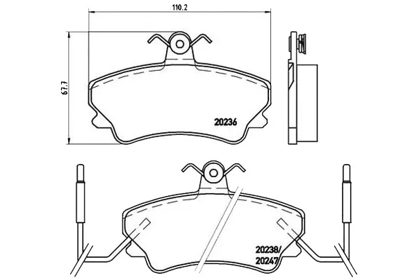 klocki-ham-renault-espace-ii-brembo-stan-nowy