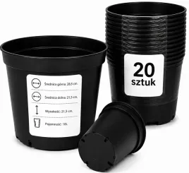 doniczka-okragla-10l-kontener-produkcyjny-zestaw-20-sztuk
