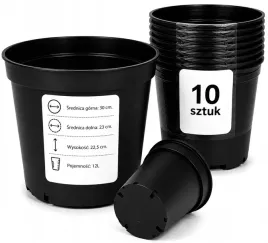 doniczka-okragla-12l-kontener-produkcyjny-zestaw-10-sztuk