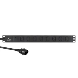 lanview-19-listwa-z-8-gniazdami-c13-kabel-2m-3g1-5mm2-wtyk-c14-ochrona