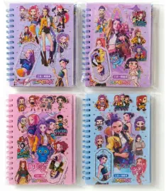 kpop-lowczynie-demonow-notatnik-naklejki-zakladki-obrazki-notes